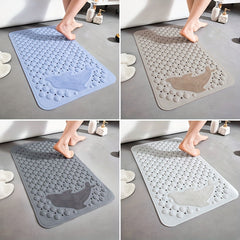 Square Bathroom Mat Anti Slip Pad Shower Anti Drop Suction Cup Floor Mat