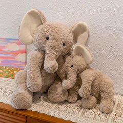 Elephant Plush Toy Soft Cartoon Stuffed Animal