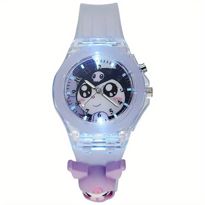 Silicone LED Cartoon Animation Kids Watch Quartz Watch