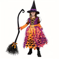 Halloween Witch Broom Decoration Props - Magic Broom Props