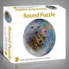 1000pcs Colorful Moon Puzzle Round Artistic Wall Decor