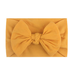 Kids Bow Hair Ties Soft Cotton Headwear