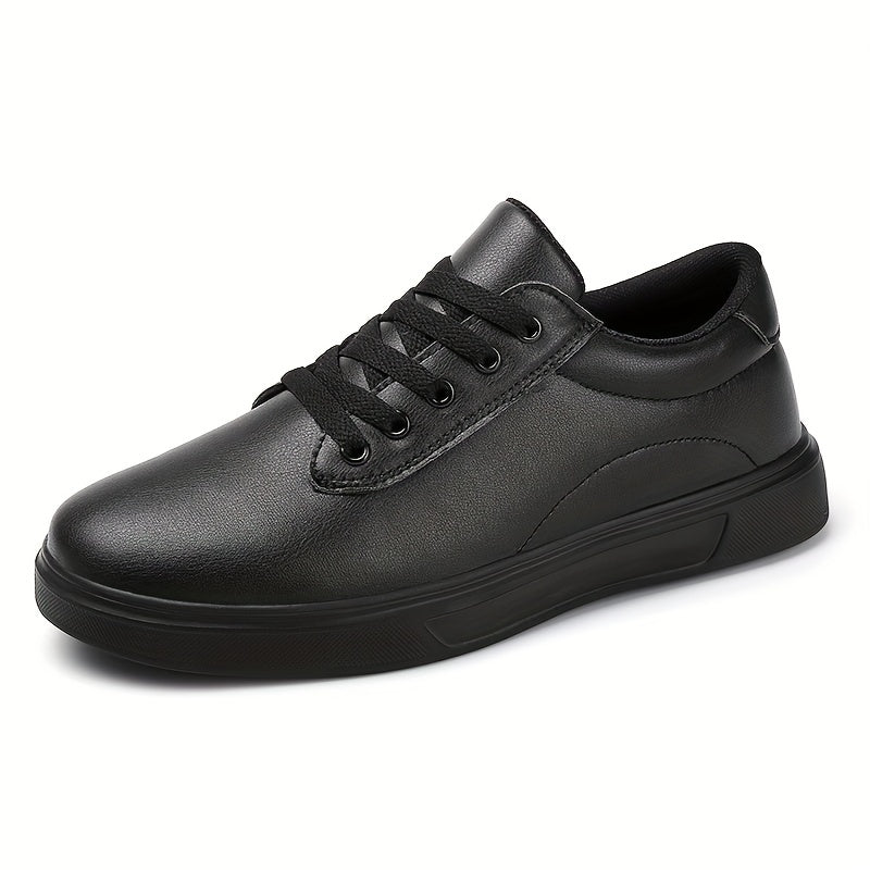 Men's Skate Shoes Easy Clean Good Grip Lace up Sneakers