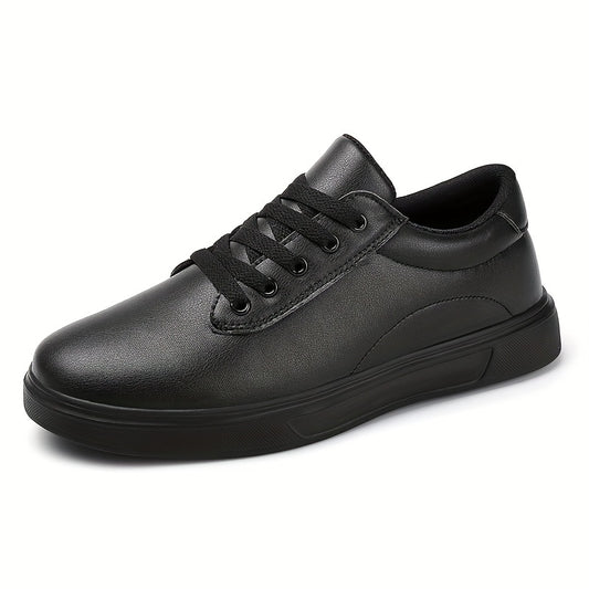 Men's Skate Shoes Easy Clean Good Grip Lace up Sneakers