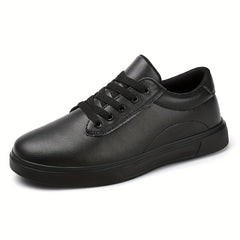 Men's Skate Shoes Easy Clean Good Grip Lace up Sneakers