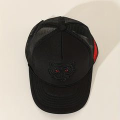 Tiger Embroidery Baseball Cap Hip Hop Dad Hat Mesh Trucker Hats