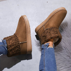 Women's Snow Boots Non Slip Fleece Lined Warm Winter Shoes