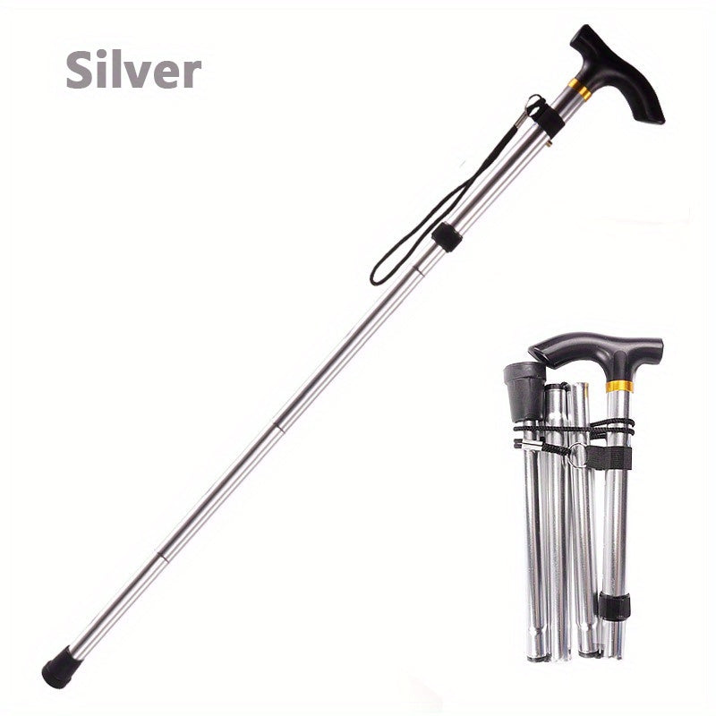 Foldable Trekking Poles Lightweight Adjustable Walking Stick