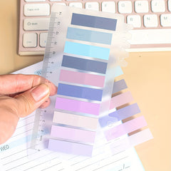 200 Sheets PET Sticky Notes Index Stickers Note Label Paper Office Supplies