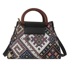 Casual Vintage Geometric Pattern Crossbody Bag Female Summer Handbag