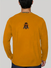 3D Bee Print Men's Graphic Crew Neck Active T shirt Casual Comfy Tees