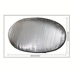 Waterproof Reflective Aluminum Foil Seat Cover for Motorcycle