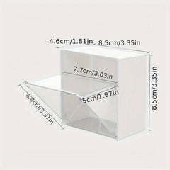 Wall Mounted Flip Storage Case Waterproof Cotton Swab Box