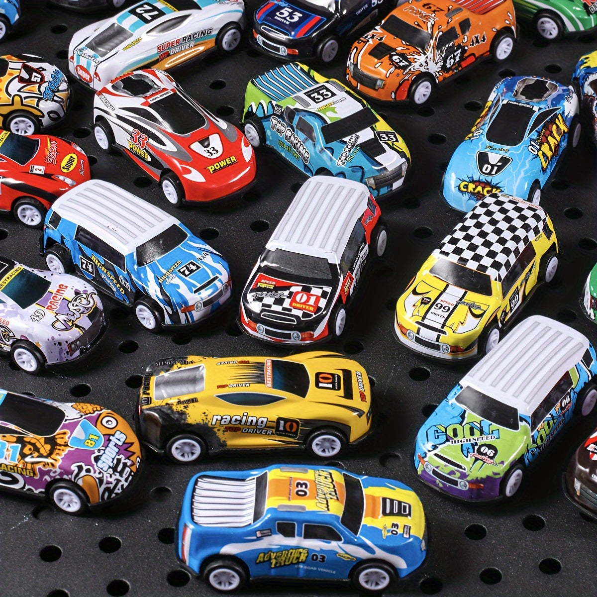 12pcs Metal Pull Back Toy Cars Mini Die Cast Race Cars Vehicles Bulk