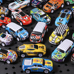 12pcs Metal Pull Back Toy Cars Mini Die Cast Race Cars Vehicles Bulk