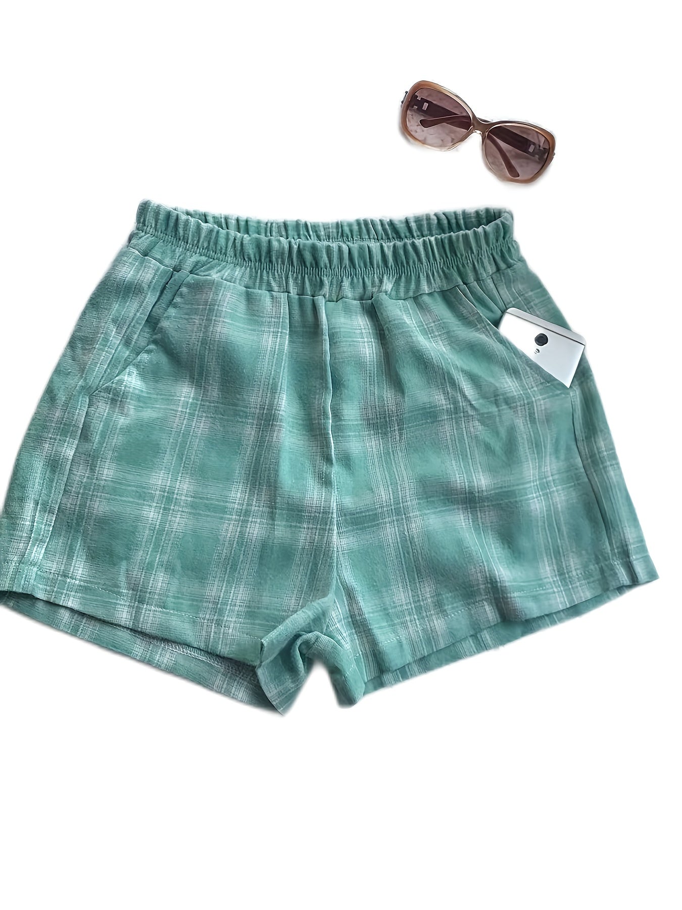 Plaid Hotpants Shorts for Spring & Summer