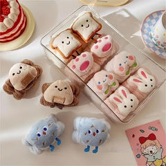 2pcs Cartoon Face Washing Wristbands Soft Absorbent Bath Wristband