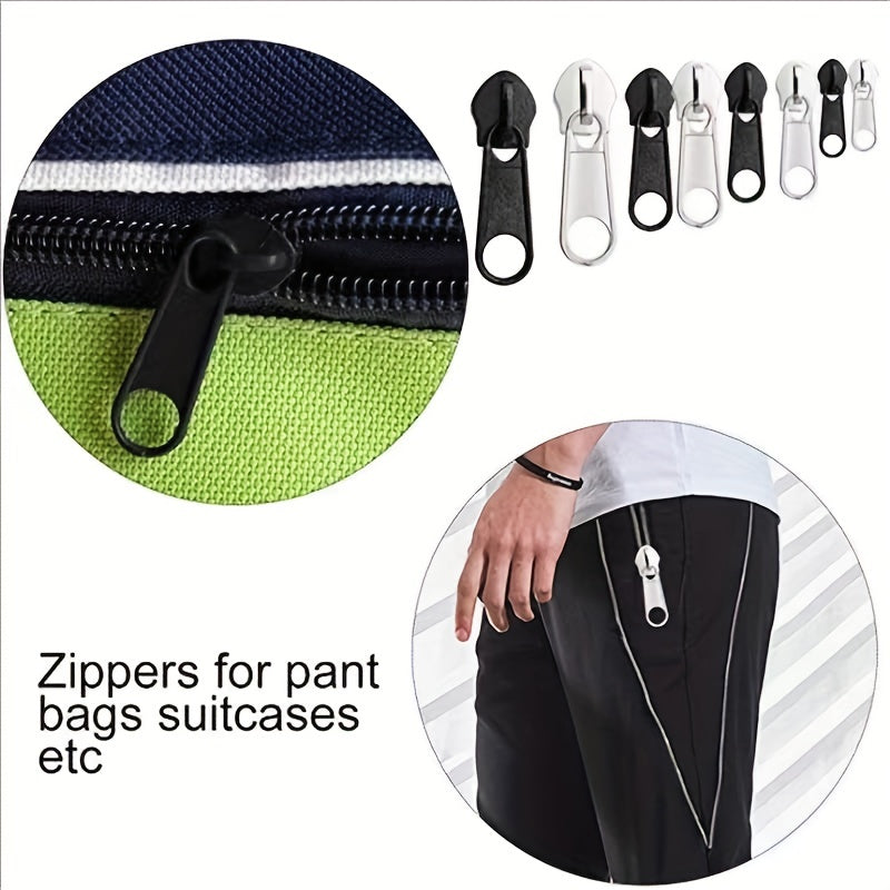 85pcs Nylon Zipper Repair Kit Replacement Slider Zipper Bottom Stop End Fix
