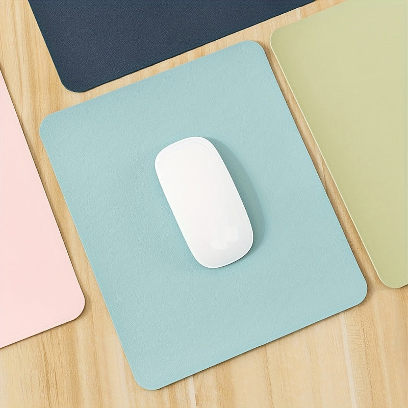 PU Leather Mouse Pad Non Slip Waterproof Anti Scratch Easy to Clean