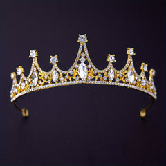 Rhinestone Crown Headband Tiara Wedding Hair Accessories