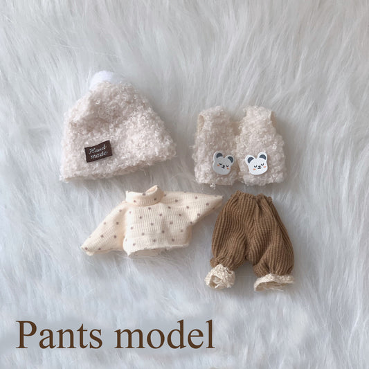 3pcs 4pcs Doll Plain Dress Up Clothes No Dolls
