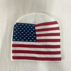 American Flag Knitted Hat Versatile Beanie Hat
