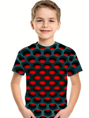 3D Cat Pattern Hoodie for Kids Hooded Long Sleeve Top