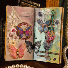 30pcs Dreamy Baroque Border Butterfly Stickers DIY Decor