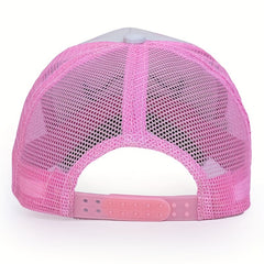 Embroidered Beard Multicolor Baseball Cap Summer Net Cap