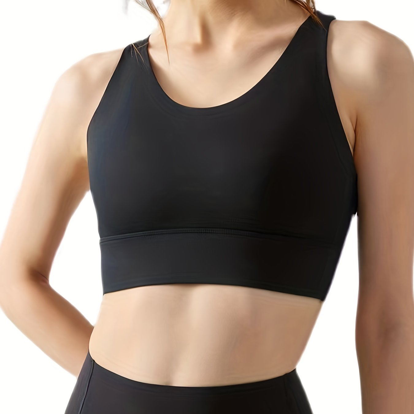 Criss Cross Back Sports Bra High Impact Shockproof