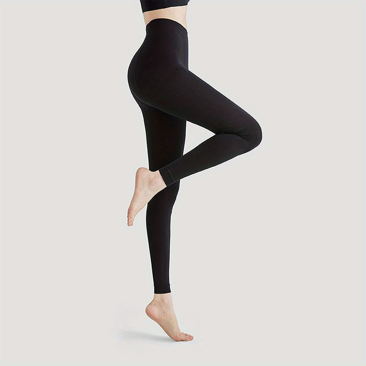 2 Pack Opaque High Waist Slim Pantyhose Women's Stockings