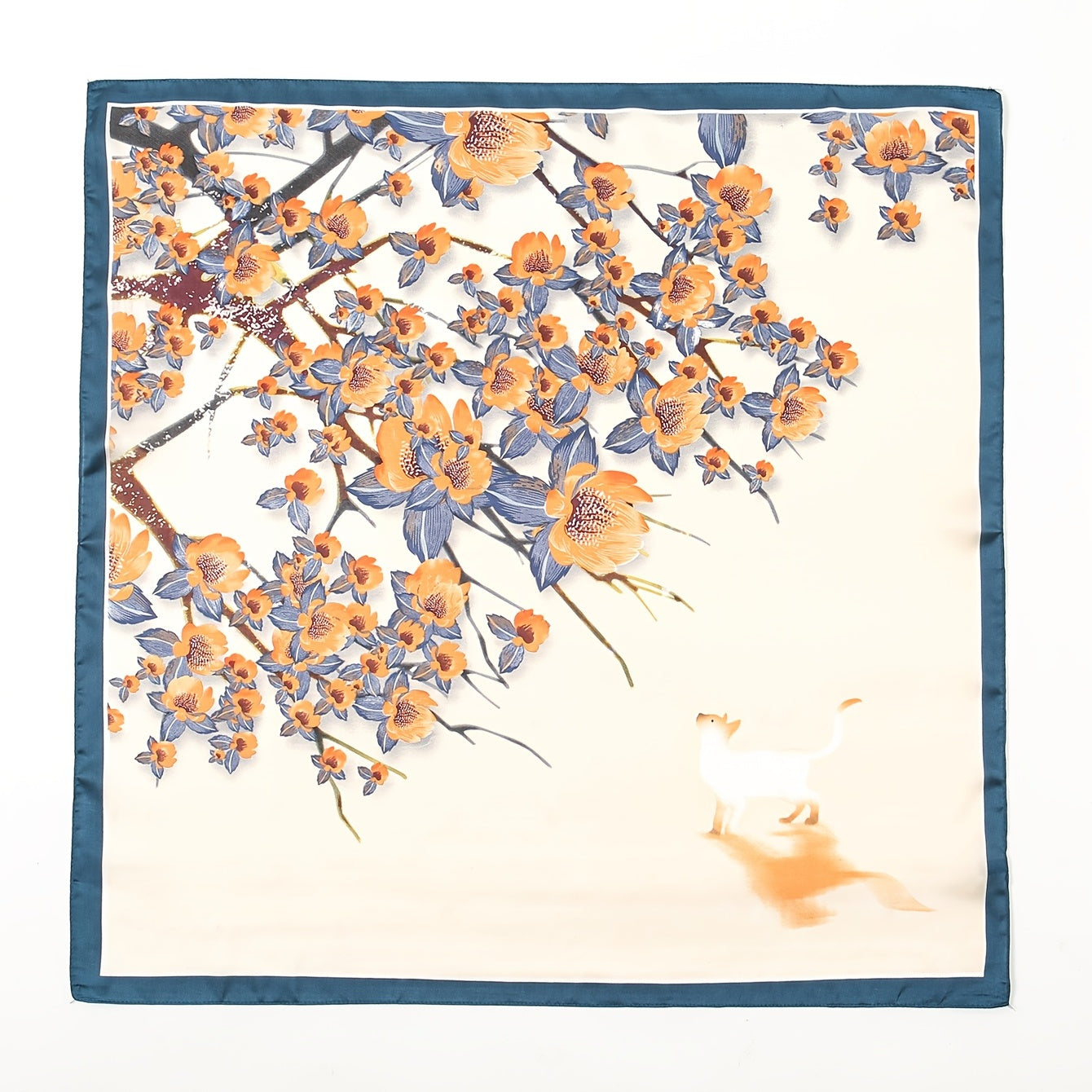 Vintage Head Scarf Bandana Silk Scarf Small Hairband Square Scarf