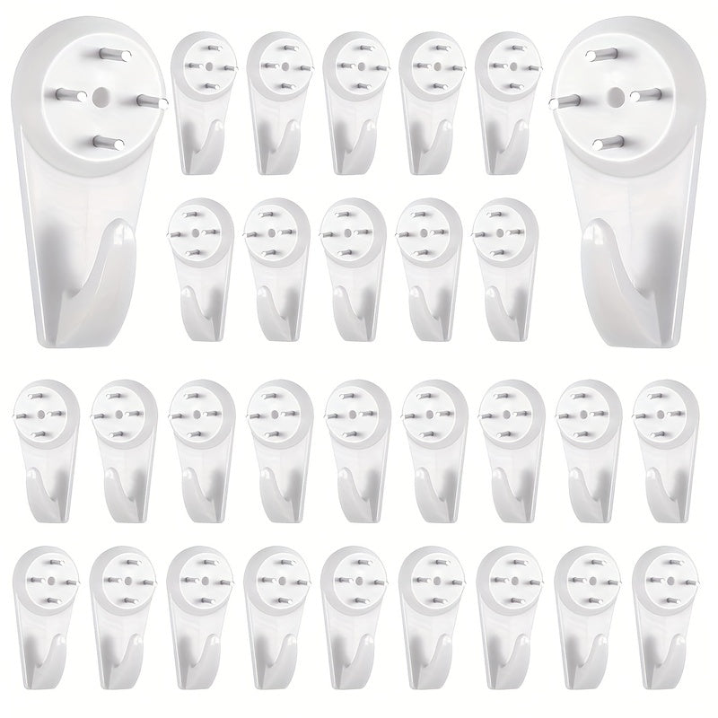 20 Invisible Nail Wall Screws And Hooks For Wall Mounted Projector Screen Frame