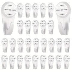 20 Invisible Nail Wall Screws And Hooks For Wall Mounted Projector Screen Frame