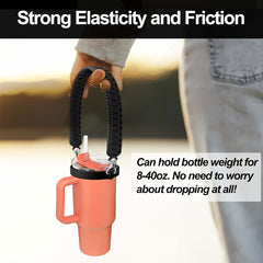 Silicone Water Cup Strap - Fits 8oz-40oz Bottles - Outdoor & Indoor Use
