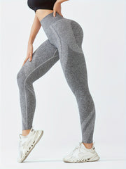 High Stretch Yoga Leggings Wide Waistband Sports Workout Tight Pants