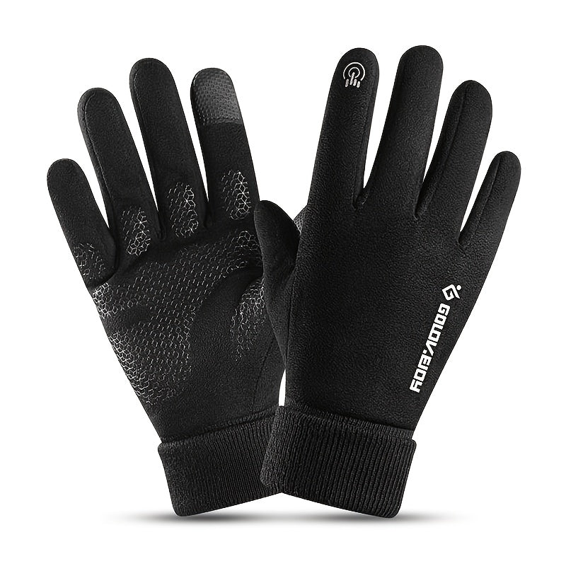 Deer Riding Gloves Winter Outdoor Touch Screen Windproof Cycling Accessories