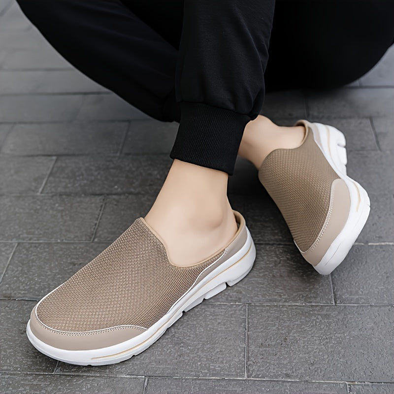 Men's Breathable Mule Shoes Soft Sole Slippers