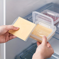 2pcs Fresh Keeping Storage Boxes for Cheese Butter Onions Ginger Garlic