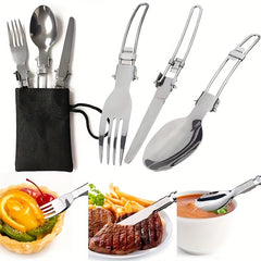 Portable Outdoor Cooking Set Pot Cookware Utensils for Camping Picnic Hiking