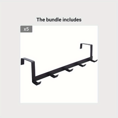 Heavy Duty Coat Storage Rack with 5 Hooks