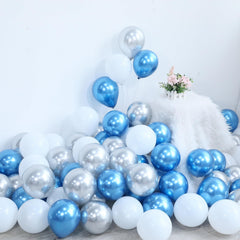 Snowflake Balloon Garland Arch Kit Winter Wonderland Party Decorations