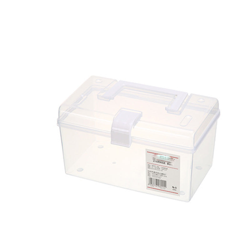 Portable Transparent Sealed Medicine Box Vitamin Storage Box
