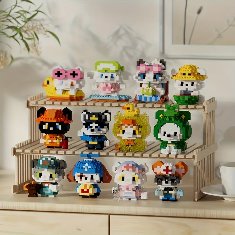 Cat Dog Micro Particle Puzzle Building Blocks Creative Toy Gift