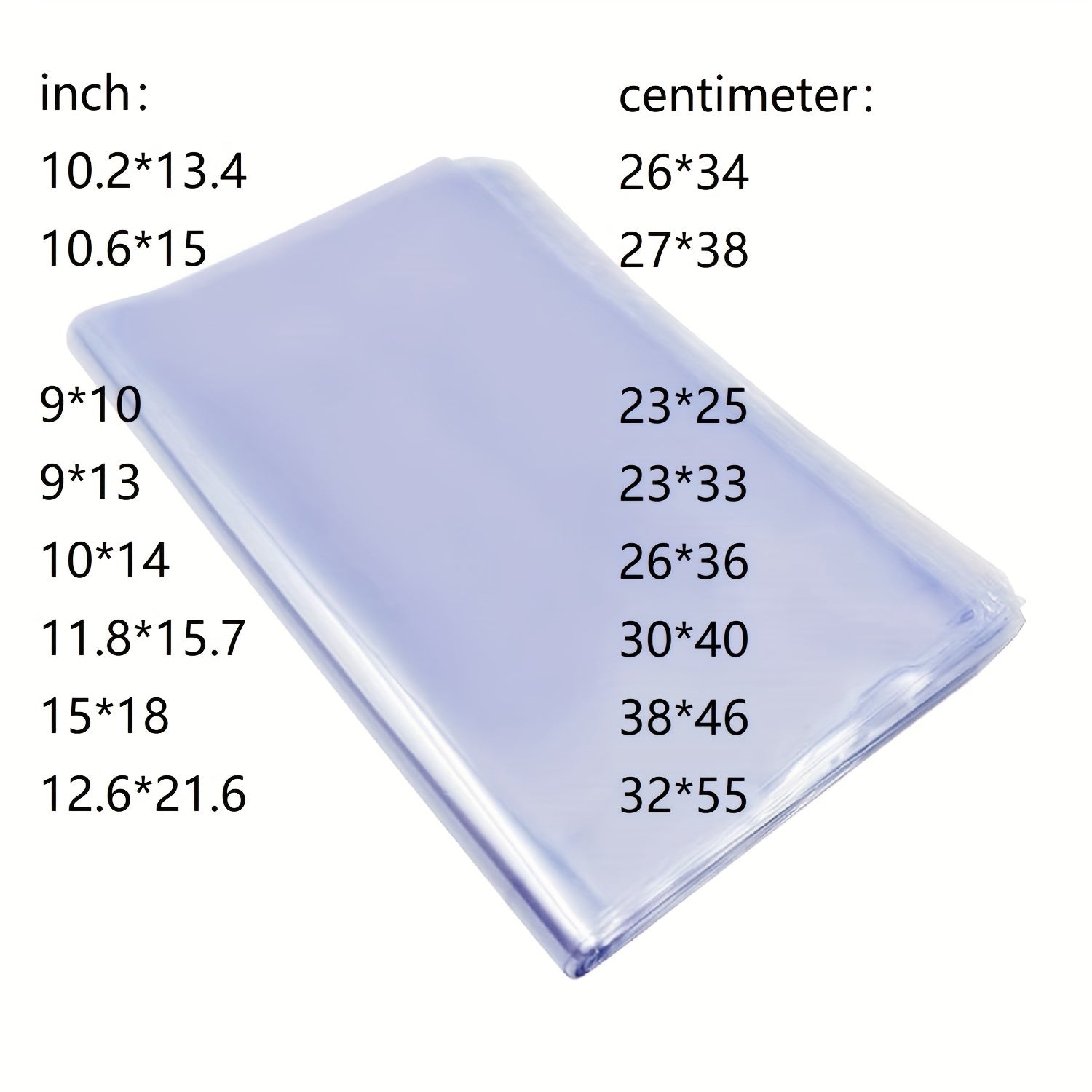 PVC Heat Shrink Bags - Ideal for Wrapping Products
