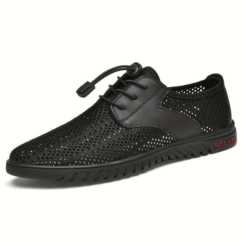 Men's Lightweight No Tie Athletic Shoes with Ventilation Holes