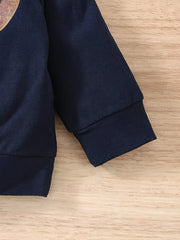 Baby Boy's Bear 2pcs Sweatshirt & Sweatpants Set for Spring Fall