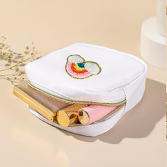 Small Nylon Makeup Bag for Purse Waterproof Travel Pouch