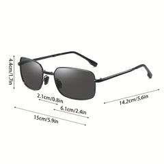 Men's Metal Polarized Foldable Sunglasses For Cycling Driving