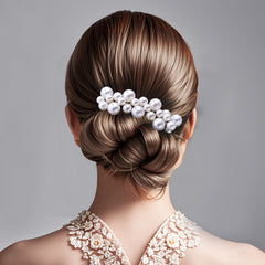 European American Bride Wedding Hair Comb Temperament Accessory